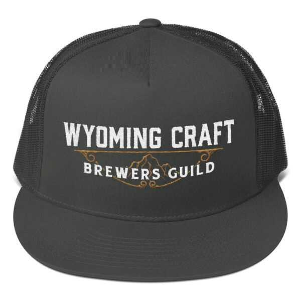 Wyoming Craft Brewers Guild Flat Bill Trucker Hat - Image 3