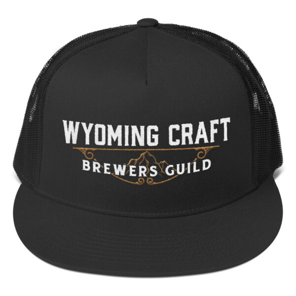 Wyoming Craft Brewers Guild Flat Bill Trucker Hat - Image 2