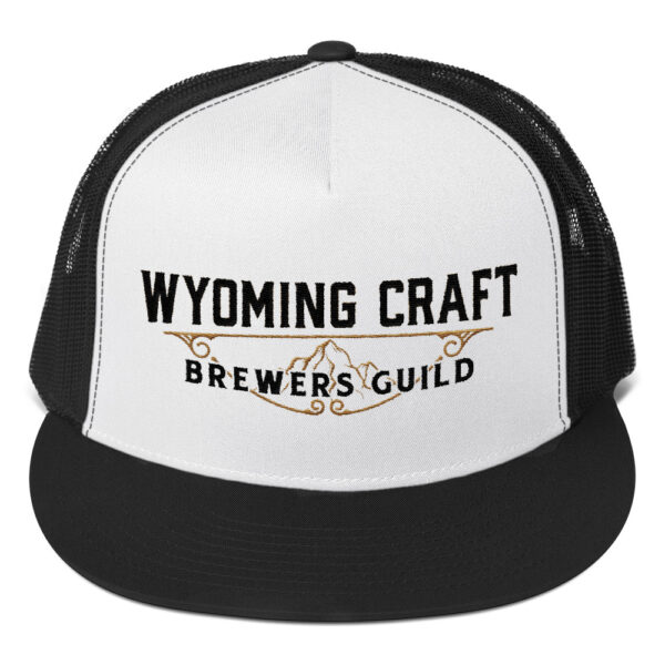 Wyoming Craft Brewers Guild Flat Bill Trucker Hat - Image 4