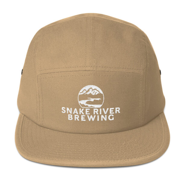 Snake River Brewing Logo 5 Panel Strapback Hat - Image 4