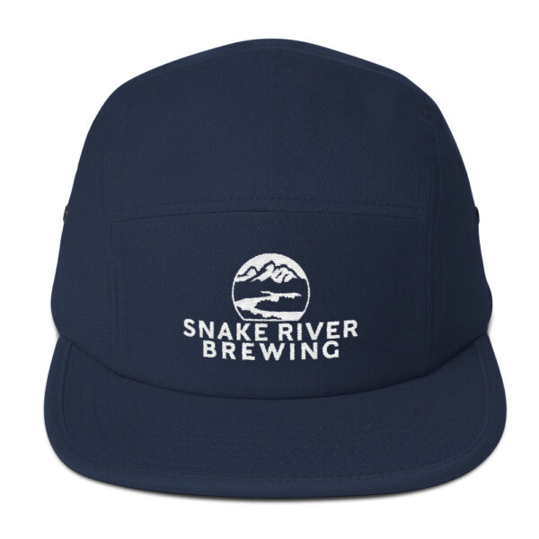 Snake River Brewing Logo 5 Panel Strapback Hat - Image 3