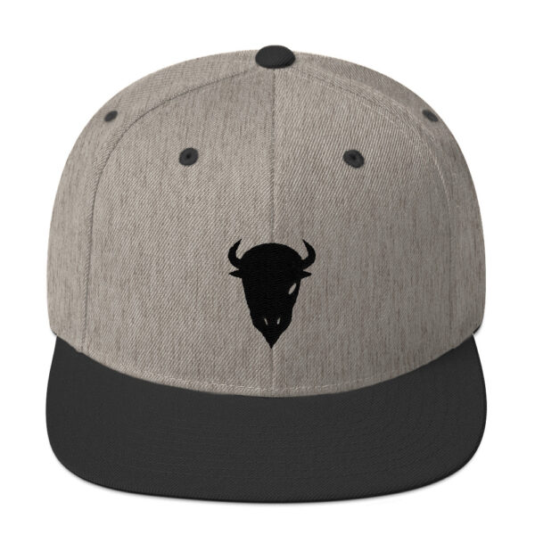 One Eyed Buffalo Flat Bill Snapback Hat - Image 5
