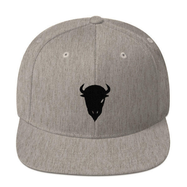 One Eyed Buffalo Flat Bill Snapback Hat - Image 6