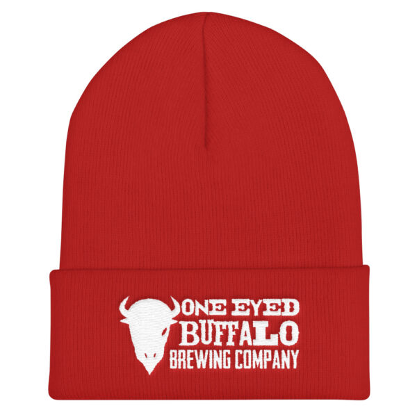 One Eyed Buffalo Brewing Cuffed Beanie - Image 5