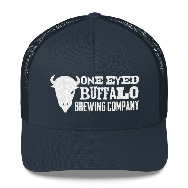 One Eyed Buffalo Brewing Mid Profile Trucker Hat - Image 4