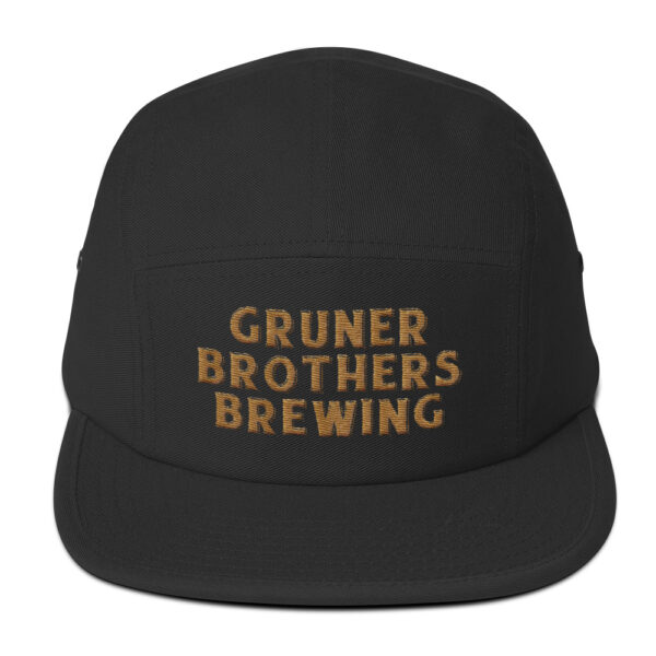 Gruner Brothers Brewing 5 Panel Strapback Hat - Image 2
