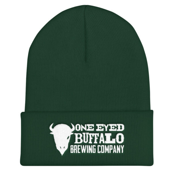 One Eyed Buffalo Brewing Cuffed Beanie - Image 4