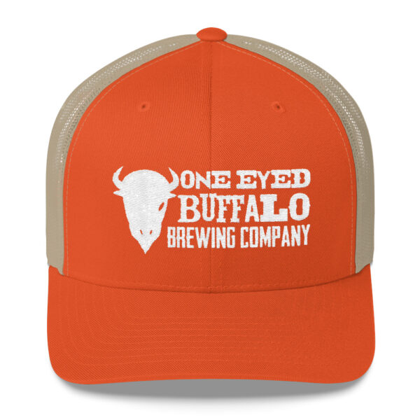 One Eyed Buffalo Brewing Mid Profile Trucker Hat - Image 7