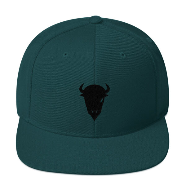 One Eyed Buffalo Flat Bill Snapback Hat - Image 4