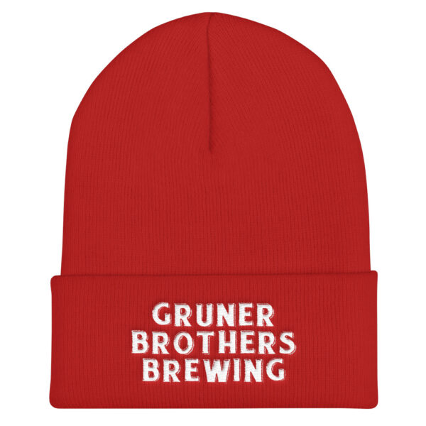 Gruner Brothers Brewing Cuffed Beanie - Image 4