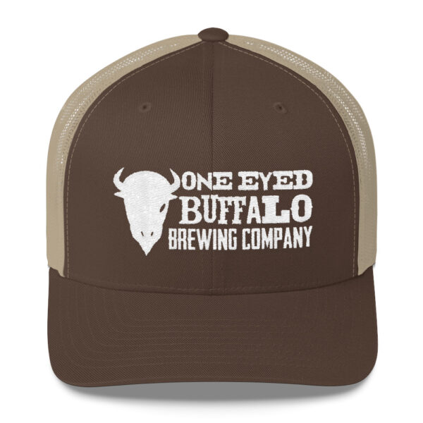 One Eyed Buffalo Brewing Mid Profile Trucker Hat - Image 3