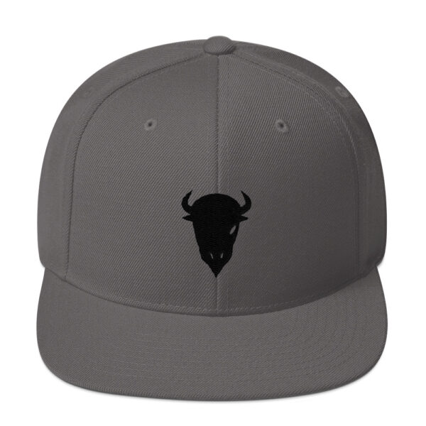 One Eyed Buffalo Flat Bill Snapback Hat - Image 3