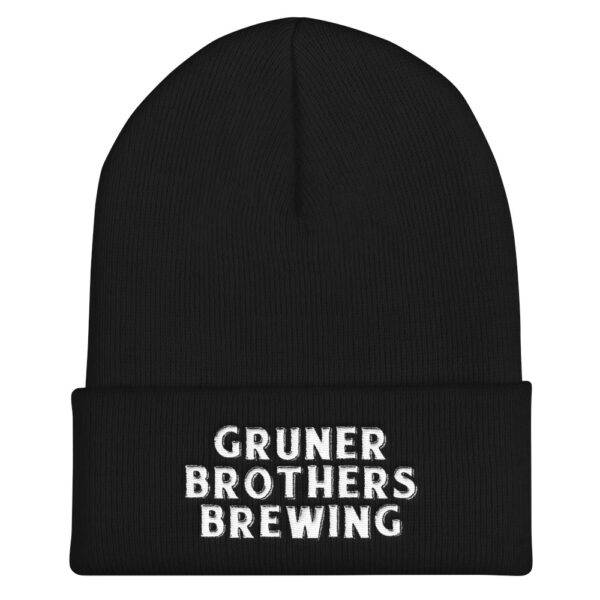 Gruner Brothers Brewing Cuffed Beanie - Image 2