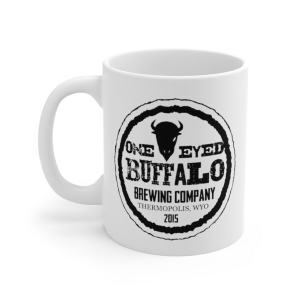 One Eyed Buffalo Brewing Coffee Mug 11oz - Image 2