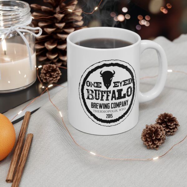 One Eyed Buffalo Brewing Coffee Mug 11oz - Image 4