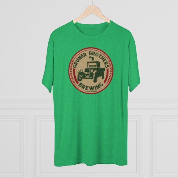 Gruner Brothers Brewing Men's Tri-Blend T Shirt - Image 12
