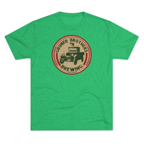 Gruner Brothers Brewing Men's Tri-Blend T Shirt - Image 10