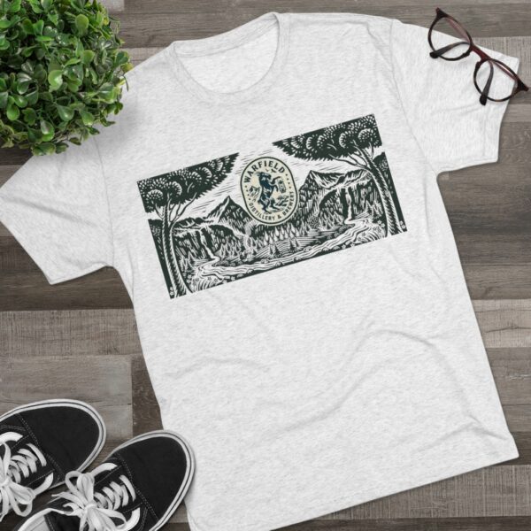 Warfield Distillery & Brewery Landscape Men's Tri-Blend T-Shirt - Image 2