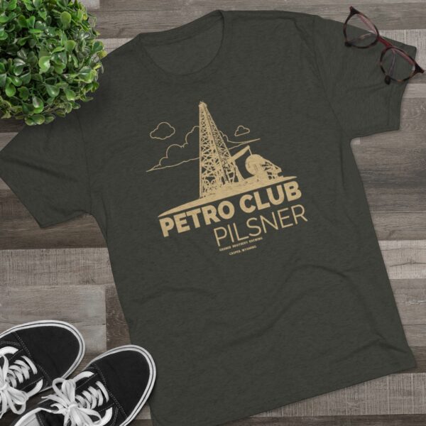 Gruner Brothers Petro Club Pilsner Tri-Blend T-Shirt - Image 5