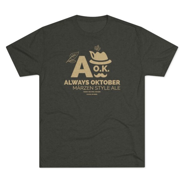 Gruner Brothers A O.K. Always Oktober Tri-Blend T-Shirt - Image 7