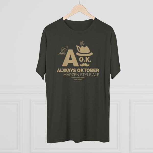 Gruner Brothers A O.K. Always Oktober Tri-Blend T-Shirt - Image 9
