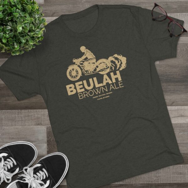 Gruner Brothers Beulah Brown Ale Men's Tri-Blend T-Shirt - Image 2