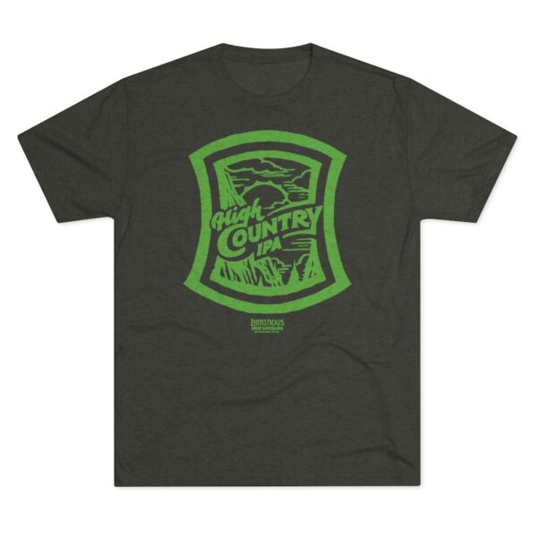 Luminous Brewhouse High Country IPA Men's Tri-Blend T-Shirt - Image 4