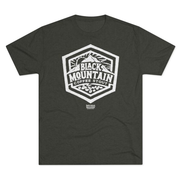 Luminous Brewhouse Black Mountain Coffee Stout Men's Tri-Blend T-Shirt - Image 4