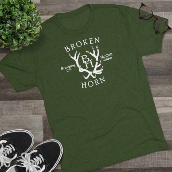 Broken Horn Brewing Tri-Blend T-Shirt - Image 2