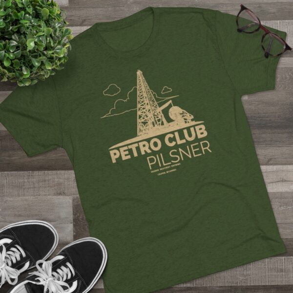 Gruner Brothers Petro Club Pilsner Tri-Blend T-Shirt - Image 8