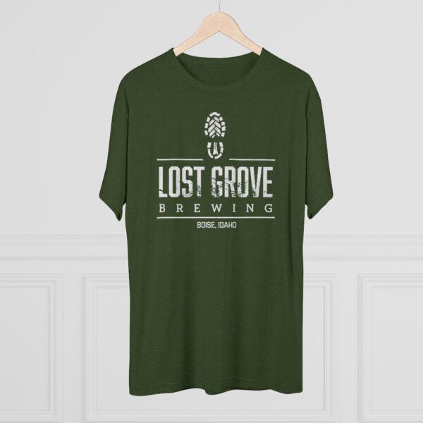 Lost Grove Brewing Men's Tri-Blend T-Shirt - Image 3