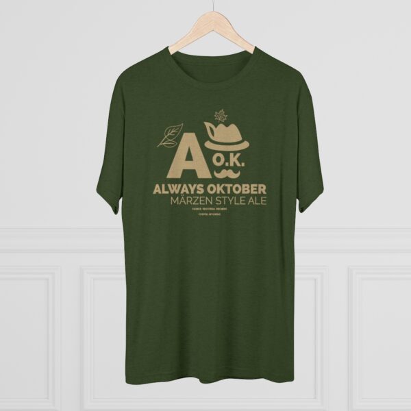 Gruner Brothers A O.K. Always Oktober Tri-Blend T-Shirt - Image 12