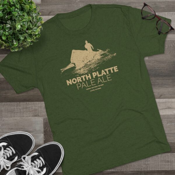 Gruner Brothers North Platte Pale Ale Tri-Blend T Shirt - Image 2