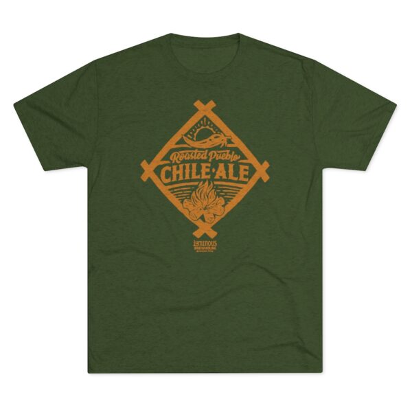 Luminous Brewhouse Roasted Pueblo Chile Ale Men's Tri-Blend T-Shirt - Image 7