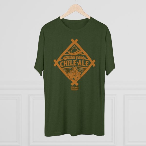 Luminous Brewhouse Roasted Pueblo Chile Ale Men's Tri-Blend T-Shirt - Image 9