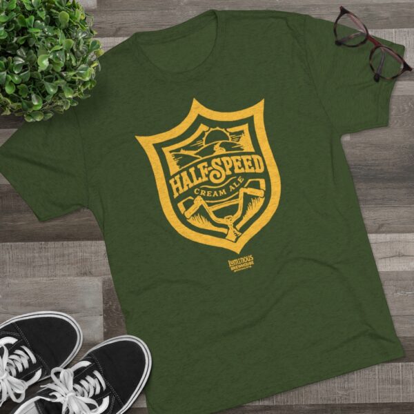 Luminous Brewhouse Half-Speed Cream Ale Men's Tri-Blend T-Shirt - Image 2