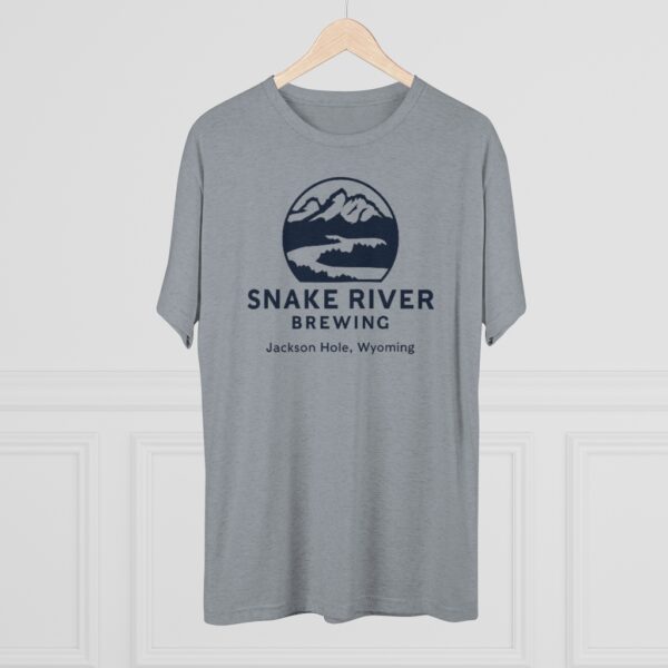 Snake River Brewing Logo Men's Tri-Blend T-Shirt - Image 3