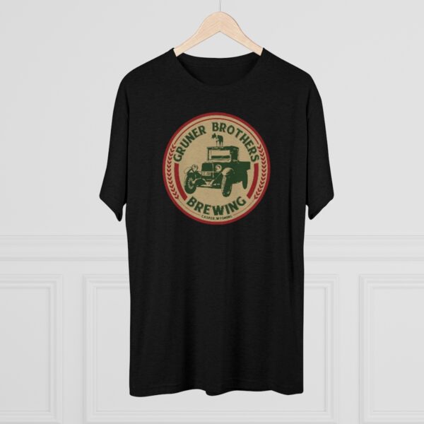 Gruner Brothers Brewing Men's Tri-Blend T Shirt - Image 9