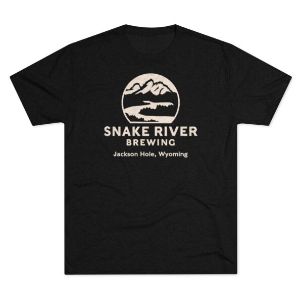 Snake River Brewing Logo Men's Tri-Blend T-Shirt - Image 4
