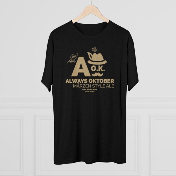 Gruner Brothers A O.K. Always Oktober Tri-Blend T-Shirt - Image 6