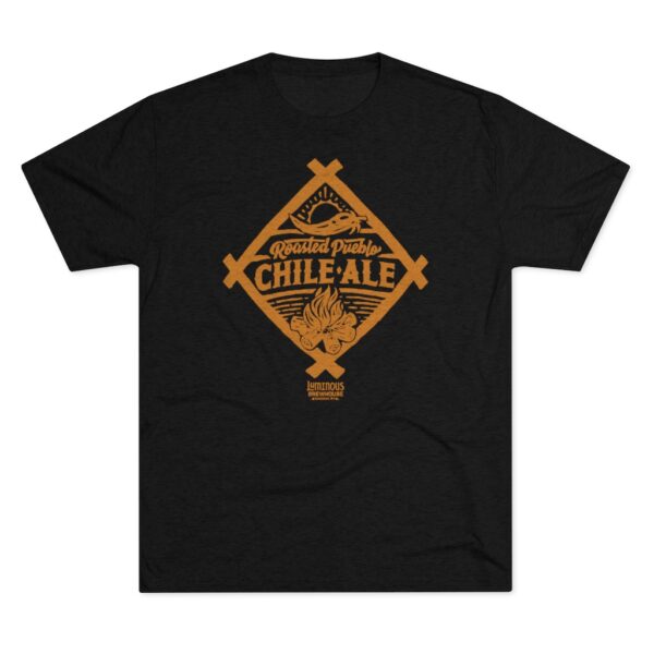 Luminous Brewhouse Roasted Pueblo Chile Ale Men's Tri-Blend T-Shirt - Image 4