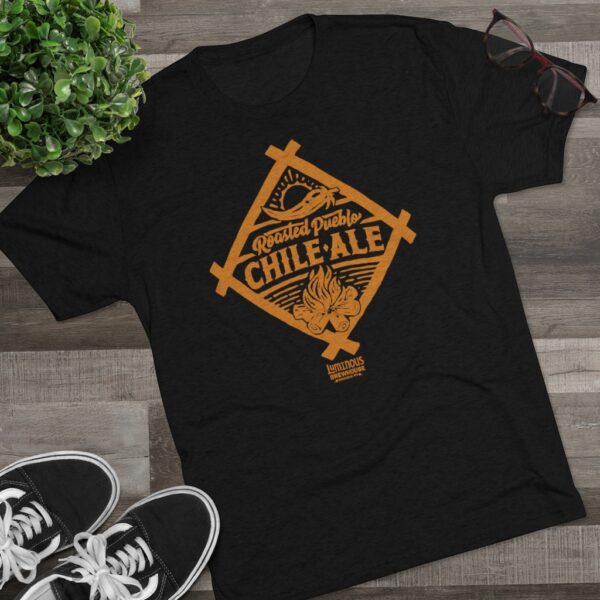 Luminous Brewhouse Roasted Pueblo Chile Ale Men's Tri-Blend T-Shirt - Image 5