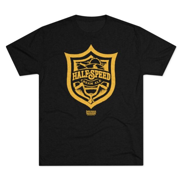 Luminous Brewhouse Half-Speed Cream Ale Men's Tri-Blend T-Shirt - Image 4
