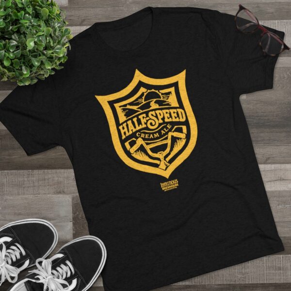 Luminous Brewhouse Half-Speed Cream Ale Men's Tri-Blend T-Shirt - Image 5