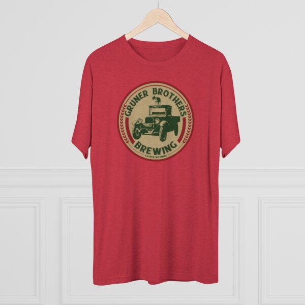 Gruner Brothers Brewing Men's Tri-Blend T Shirt - Image 15