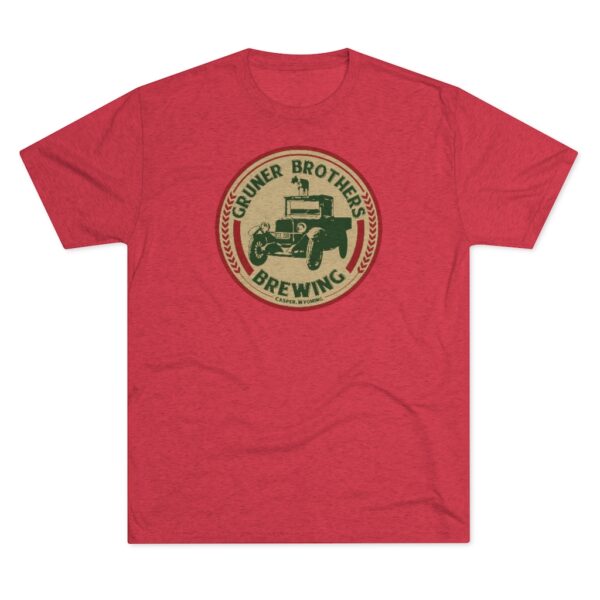 Gruner Brothers Brewing Men's Tri-Blend T Shirt - Image 13