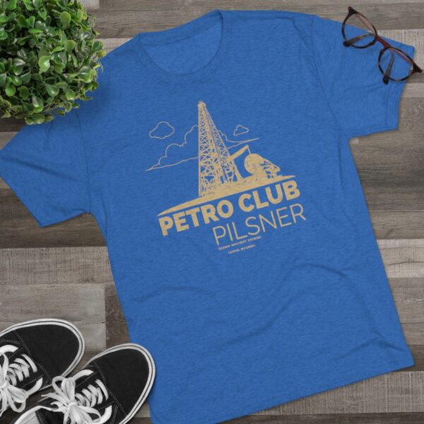 Gruner Brothers Petro Club Pilsner Tri-Blend T-Shirt - Image 11