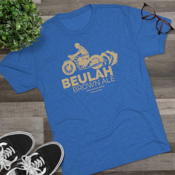 Gruner Brothers Beulah Brown Ale Men's Tri-Blend T-Shirt - Image 11