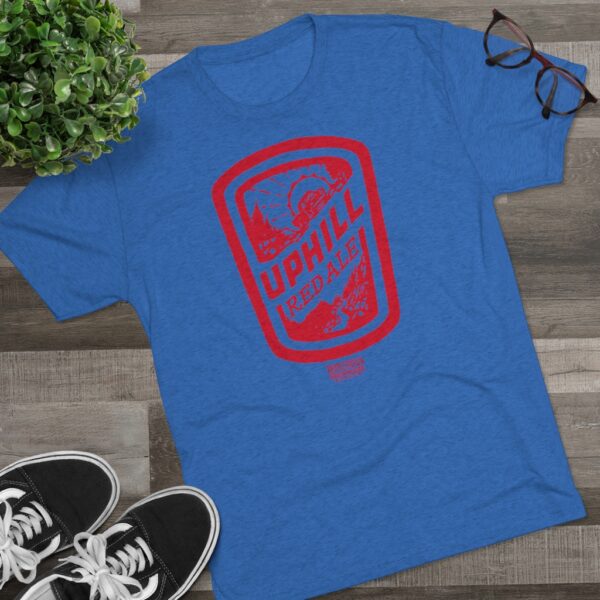 Luminous Brewhouse Uphill Red Ale Men's Tri-Blend T-Shirt - Image 8