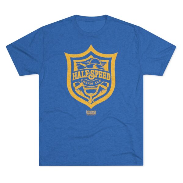 Luminous Brewhouse Half-Speed Cream Ale Men's Tri-Blend T-Shirt - Image 10